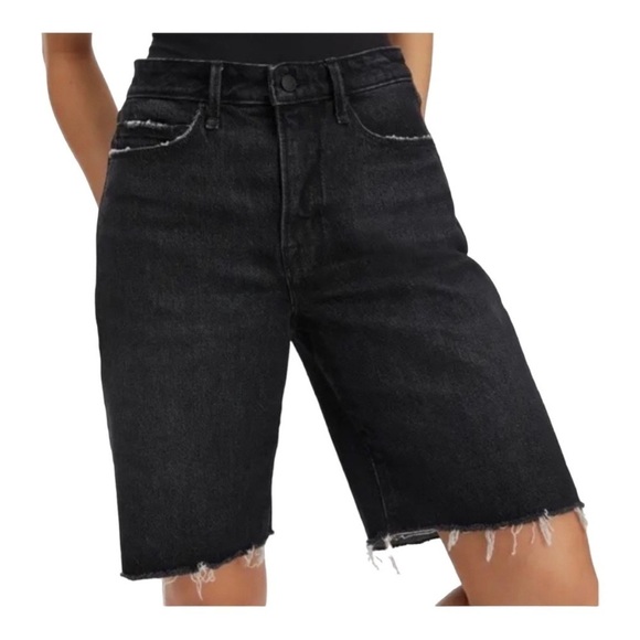 Good American Good 90s Bermuda Shorts GH1 - Picture 1 of 4